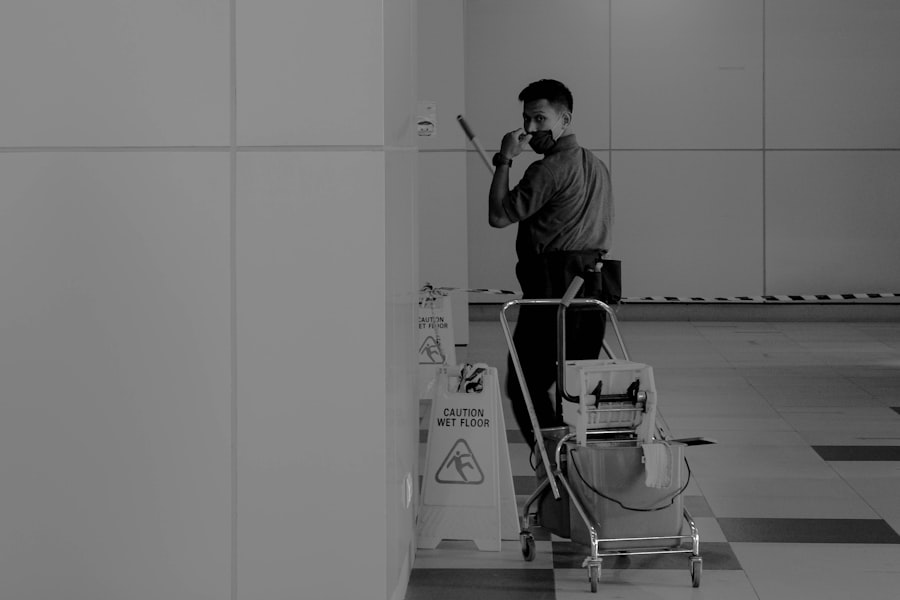 Cleaning employee

