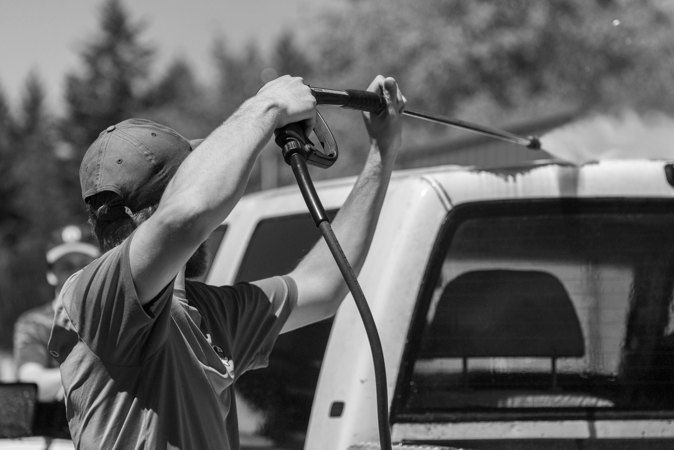 DIY pressure washing