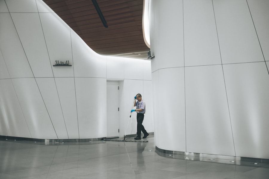 Photo professional cleaning 
