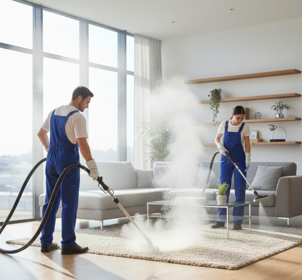 attoproperty steam cleaning service for carpets and upholstery in Melbourne